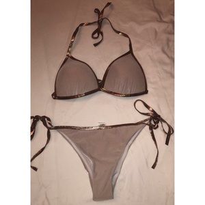 Gold Mesh Bikini